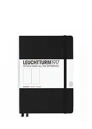 Блокнот Leuchtturm1917 Середній, чорний, чисті аркуші (311333) - мініатюра 1