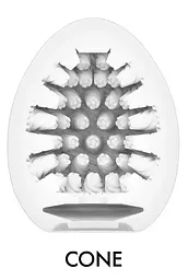 Мастурбатор яйце Tenga Egg Hard Boiled Cone білий - мініатюра 4
