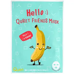 Маска для обличчя Quret Hello Friends зволожуюча 25 г