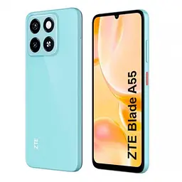 Смартфон ZTE Blade A55 4/128Gb блакитний - мініатюра 5
