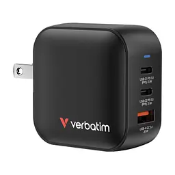 Зарядний пристрій Verbatim MiniGaN 70 W 3 ports (2xUSB-C/1xUSB-A) (32229) - мініатюра 8