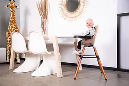 Стілець для годування Childhome Evolu 2 з бампером, горіх (CHEVOCHFR) - мініатюра 27