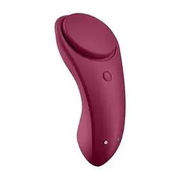 Кліторальний масажер для трусиків Satisfyer Sexy Secret 8.6 см бордовий - мініатюра 2