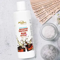Лубрикант MyLove Aroma Series IntimMassage 2in1 Rum, 300 мл - мініатюра 4