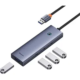 Хаб-адаптер Baseus UltraJoy Series 4-Port Hub AIR - Usb-A to 4xUsb3.0 (B0005280A813-02) - мініатюра 2