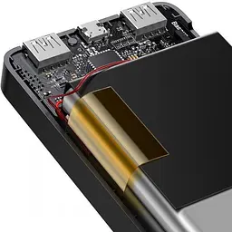 Зовнішній акумулятор Baseus павербанк Bipow Digital Display 15W 10000 mAh Black (PPDML-I01) - мініатюра 9