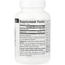R-ліпоєва кислота Source Naturals R-Lipoic Acid 100 мг 120 таблеток - мініатюра 2