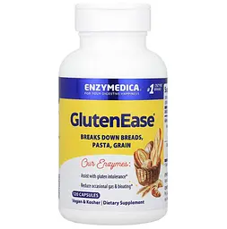 Ферменти для перетравлення глютену Enzymedica GlutenEase 120 капсул