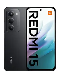 Смартфон Xiaomi Redmi 15 4G 6/128GB Black EU NO NFC (adapter) - мініатюра 1