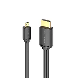 Видеокабель Vention AGIBF Micro HDMI - HDMI 4K 60 Гц 1 м чёрный (AGIBF)
