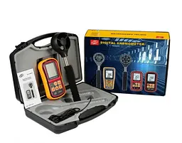 Анемометр-термометр 0,8-45м/с -10-45°C Benetech 14,5x7,2x3,5 см hoz0010067 - мініатюра 3
