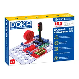 Конструктор електронний 162 СХЕМИ DOKA D70714 електродвигун