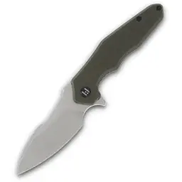 Ніж Hightron Mini Ventura, D2, G10, зелений, сталевий stonewash клинок (HK05GRNS) - мініатюра 2