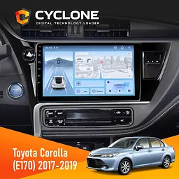 Штатна магнітола Toyota Corolla (E170) 2017-2019 Cyclone C10-012 4x64, DSP, 4G Cyclone (НФ-00009075)