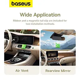 Освіжувач повітря для авто Baseus Margaret Series Car Air Freshener Pomelo Coast Custard Yellow - мініатюра 8