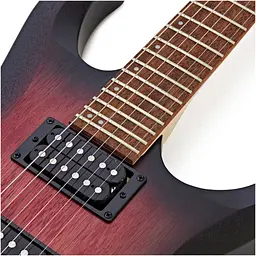 Електрогітара Cort X100 Open Pore Black Cherry Burst [160662] - мініатюра 6