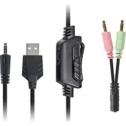 Ігрові навушники REAL-EL GDX-7620 Black (EL124100045) [112559] - мініатюра 8