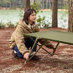 Складне туристичне ліжко Naturehike CNH22JU033 сталь (Зелений) - мініатюра 3
