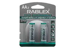 Акумуляторна батарейка Rablex HR6 AA NI-MH 2700mAh 2 шт