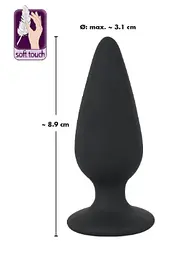 Анальна пробка Black Velvets Heavy Plug Medium Orion 42-05330090000 20847 - мініатюра 3