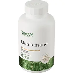 Натуральна добавка OstroVit Lion's Mane 60 капсул - мініатюра 2