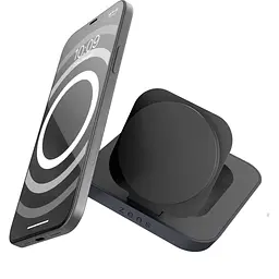 Бездротовий зарядний пристрій Zens Magnetic Nightstand Charger Black (ZESC16B/00) - мініатюра 2