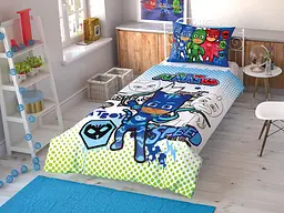 Комплект постільної білизни Disney PJ Masks Cek 1,5-спальний Tac pbe0041267