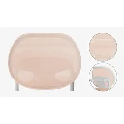 Комплект меблів Mealux Nemo XL Peach: стіл + стільчик + полиця + лампа (BD-39 PN) - мініатюра 4