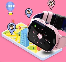 Смарт годинник для дітей F60 з GPS, відеодзвінками, 4G SIM-картою та кнопкою SOS Чорний - мініатюра 8