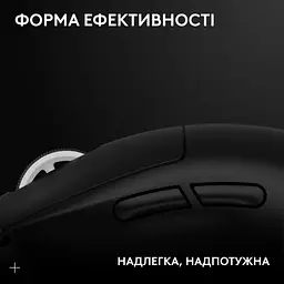 Мишка Logitech G Pro X Superlight 2 Lightspeed Wireless Black (910-006630) - мініатюра 2