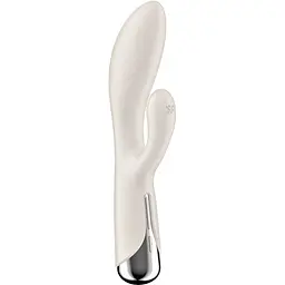 Вібратор-кролик Satisfyer Spinning Rabbit 1 Beige - мініатюра 5
