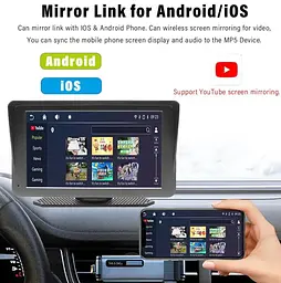 Портативний екран 7" з CarPlay XPRO 701W (44581-701W_1504) - мініатюра 7