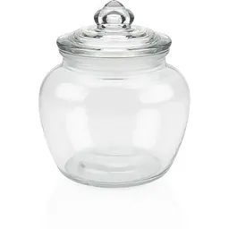 Банка для зберігання скляна 550 мл (218-4SW/PLAIN)