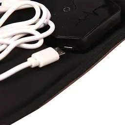 Маска для сну проти хропіння EMS, з вібрацією, акумулятор USB, чорна - мініатюра 5