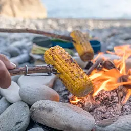 Виделка для барбекю Light my fire Grandpa's FireFork набір з 2-х mustyyellow/hazyblue - мініатюра 3