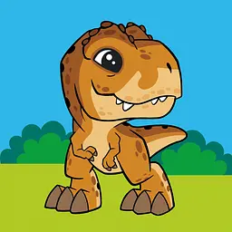 Картина за номерами Santi Jurassic World. Little Dino 25х25 см (955552)
