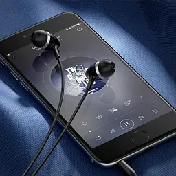 HF Hoco M76 Black + mic + button call answering - мініатюра 2