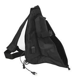 Рюкзак на одне плече No Brand 905 32х22 см Black 13056-84488 - мініатюра 6