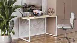 Письмовий стіл Ferrum-decor Серії Конект 75x120x60 білий ДСП Дуб Сонома 16мм (FRD-104210) - мініатюра 6