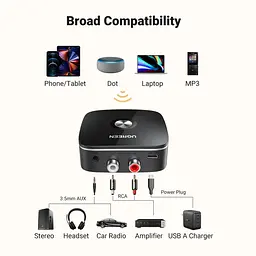 Бездротовий приймач Bluetooth – ресивер Ugreen CM123 - мініатюра 4