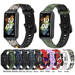 Силіконовий ремінець Becover Modern Style для Huawei Band 7/Honor Band 7 Purple (709451) - мініатюра 4