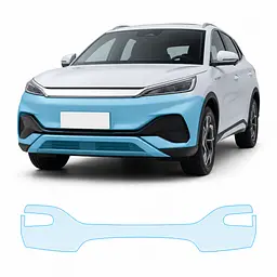Антигравійна захисна бронеплівка за лекалами для BYD Atto 3 (Yuan Plus) I 2022-2024 - передній бампер