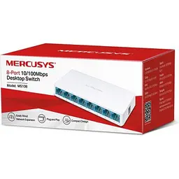 Комутатор мережевий Mercusys (MS108) - мініатюра 2