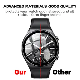 Захисна плівка з рамкою VSKEY для смартгодинника Xiaomi Watch S1 1 шт. - мініатюра 7