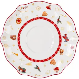 Чайний набір Lefard Christmas Delight, 250 мл, білий з червоним (985-146) - мініатюра 4