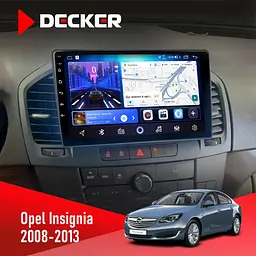 Штатна магнітола Opel Insignia 2008-2013 Decker D9-006 4x64, 4G Decker (НФ-00004924)
