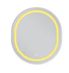 Дзеркало Mixxus Premium ELLIPSE MV05-80x70-REVERSE WHITE (LED Touch, Anti-fog (3-6kK)) (MP6645) - мініатюра 4