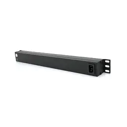 Силовий блок 19" 9 розеток С13, без кабеля, вимикач, метал. корпус Voltronic (PPX9PDUGR) - мініатюра 2