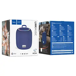 Bluetooth Колонка Hoco HC14 Link sports Deep sea blue - мініатюра 3