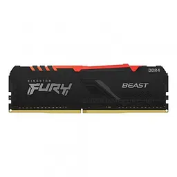 Модуль пам'яті Kingston Fury DDR4 16GB 3200Mhz Beast RGB Black XMP (KF432C16BB12A/16WP)
